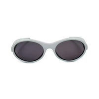 Givenchy Sunglasses Oval Full Rim, Matte Black Frame and Grey Lens GV40065I02A