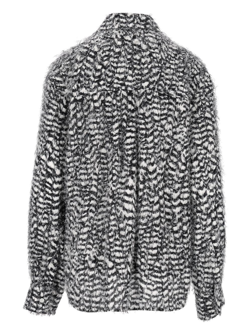 Bottega Veneta Women Viscose Shirt With Fil Coupé Feathers