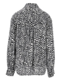 Bottega Veneta Women Viscose Shirt With Fil Coupé Feathers