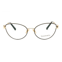 Tiffany & Co. Eyeglasses Cat Eye Full Rim, Black/Gold Frame and Clear Demo Lenses Lens TF1159B6164