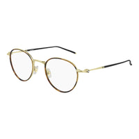 Montblanc Eyeglasses Square Full Rim, Grey/Silver Frame and Clear Demo Lens Lens MB0162O002