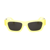 Palm Angels Sunglasses Square Full Rim, Black Frame and Dark Grey Lens PERI10JMAGNOLIA1007