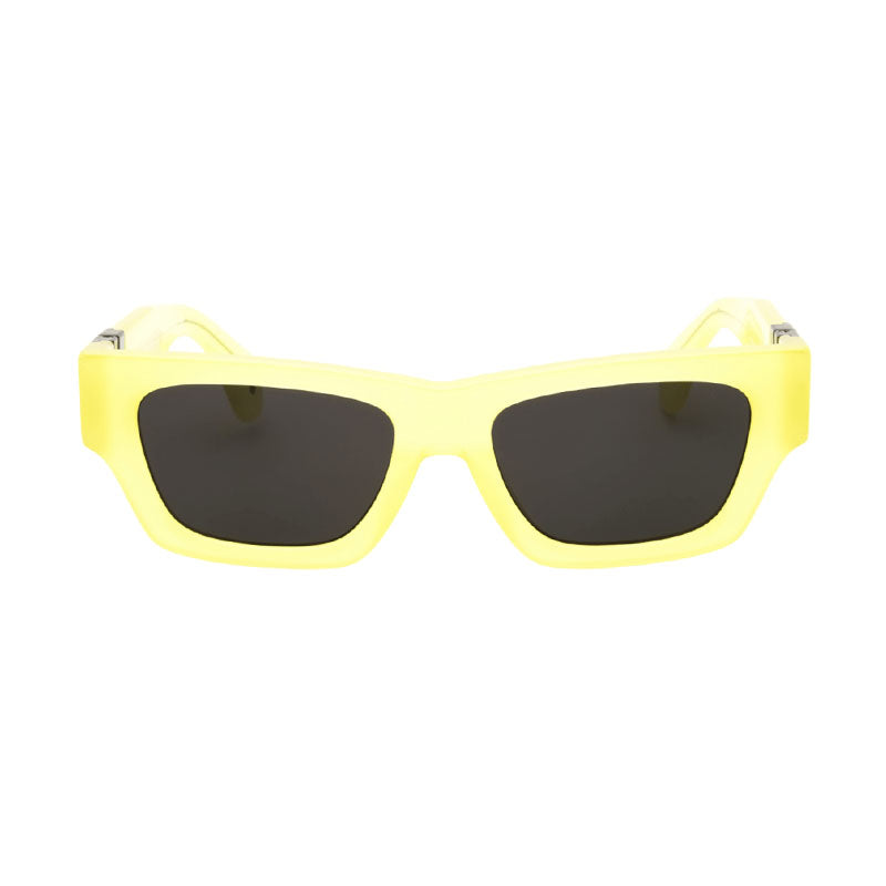 Palm Angels Sunglasses Square Full Rim, Black Frame and Dark Grey Lens PERI10JMAGNOLIA1007