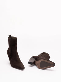 Brunello Cucinelli Women Suede Heeled Boots