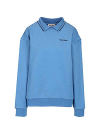 Miu Miu Miu Miu Women Sweatshirt With Embroidered Logo