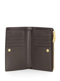 Bottega Veneta Women Medium Bi-Fold Braided Wallet