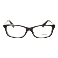 Burberry Burberry Eyeglasses Rectangle Full Rim, Brown Frame and Clear Demo Lenses Lens BE2414D4116