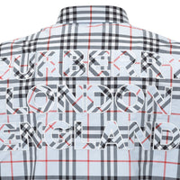 Burberry Checked Cotton Shirt Men