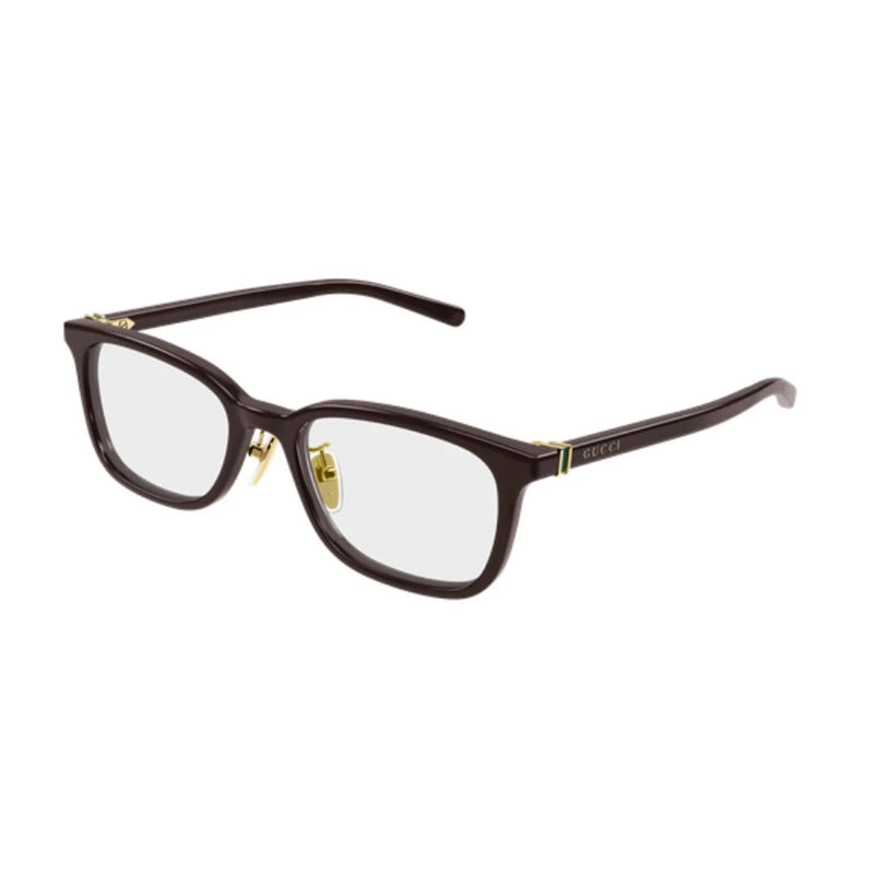 Gucci Gucci Eyeglasses Rectangle Full Rim, Black Frame and Clear Demo Lenses Lens GG2002OJ001
