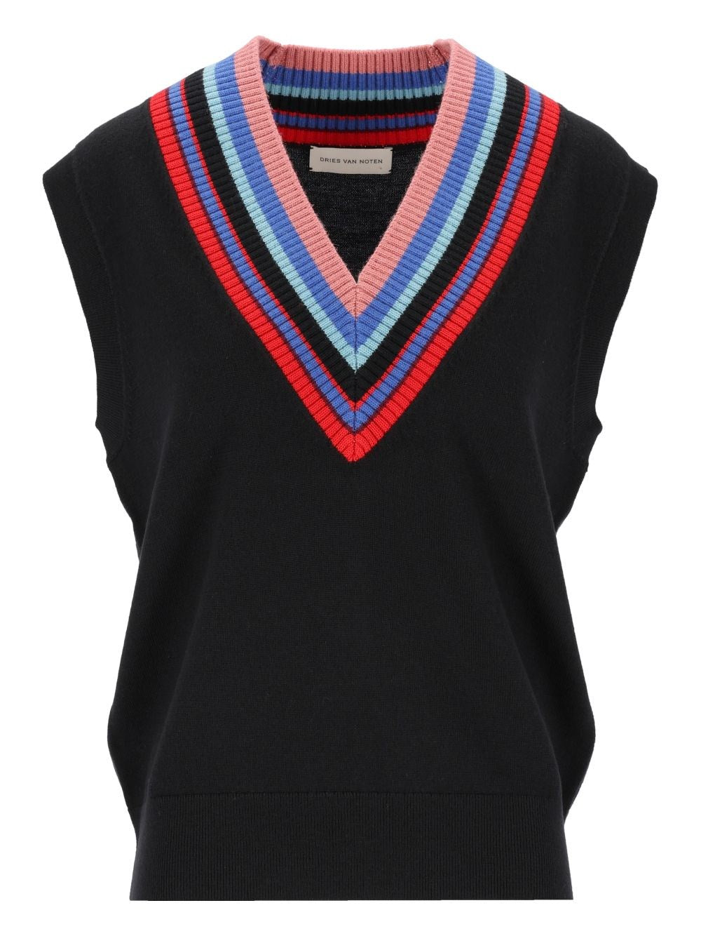 Dries Van Noten Women V-Neck Wool Top