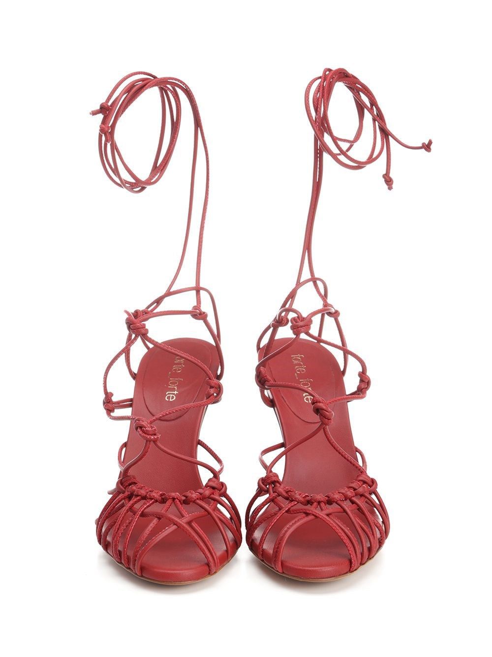Forte_Forte Women White Leather Sandals