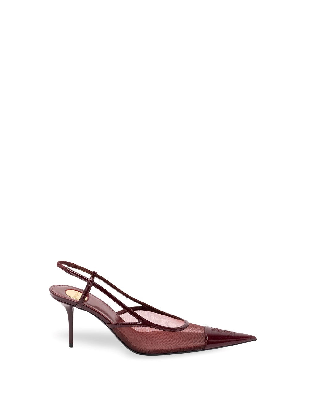 Saint Laurent Women Renee Slingback Pumps In Mesh