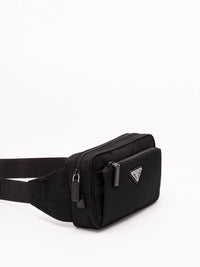 Prada Prada Men Re-Nylon And Saffiano Leather Belt Bag