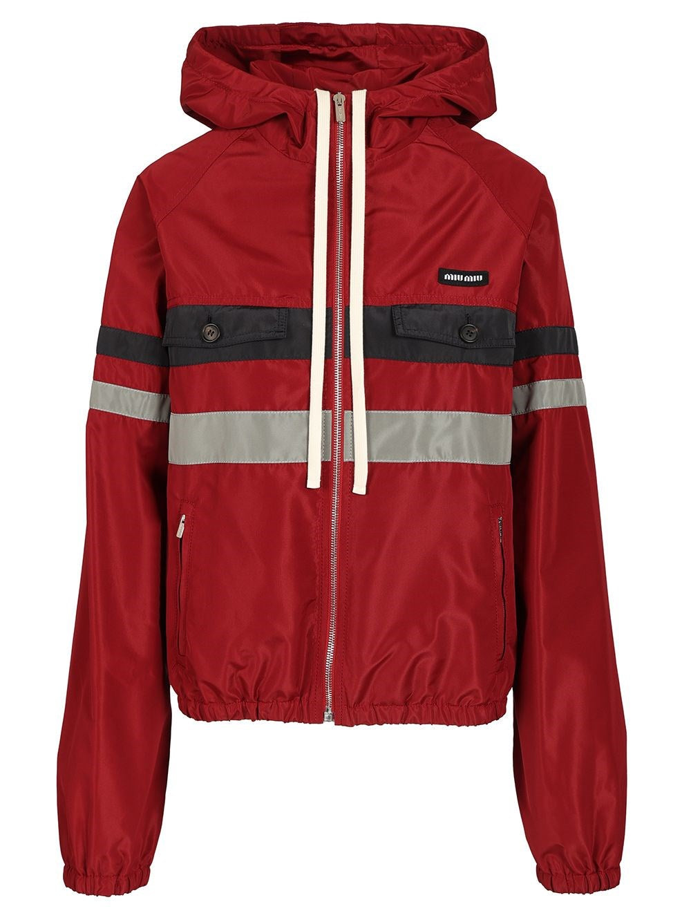Miu Miu Women Blouson In Technical Canvas