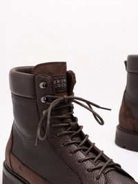 Brunello Cucinelli Men Leather Explorer Boots
