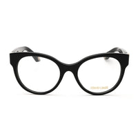 Roberto Cavalli Roberto Cavalli Eyeglasses Round Full Rim, Black Frame and Clear Demo Lenses Lens VRC027M0700