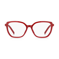 Marc Jacobs Eyeglasses Square Full Rim, Red Frame and Clear Demo Lenses Lens MARC6610C9A00
