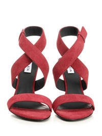 Alaïa Women Suede Cone Sandals