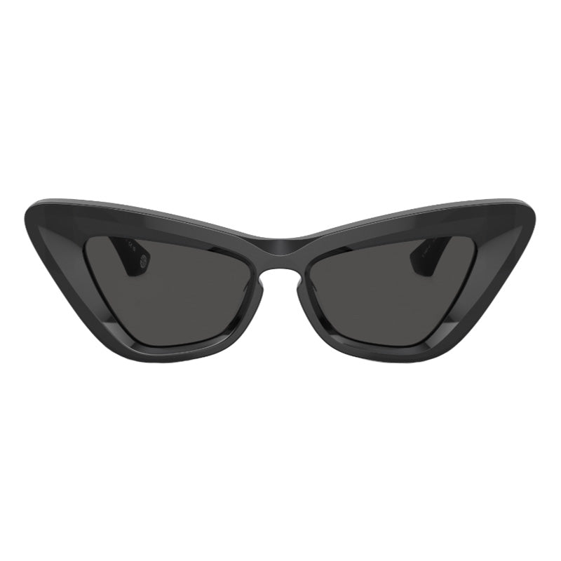 Burberry Sunglasses Cat Eye Full Rim, Violet Frame and Light Grey Mirror Silver Lens BE4421U40956G