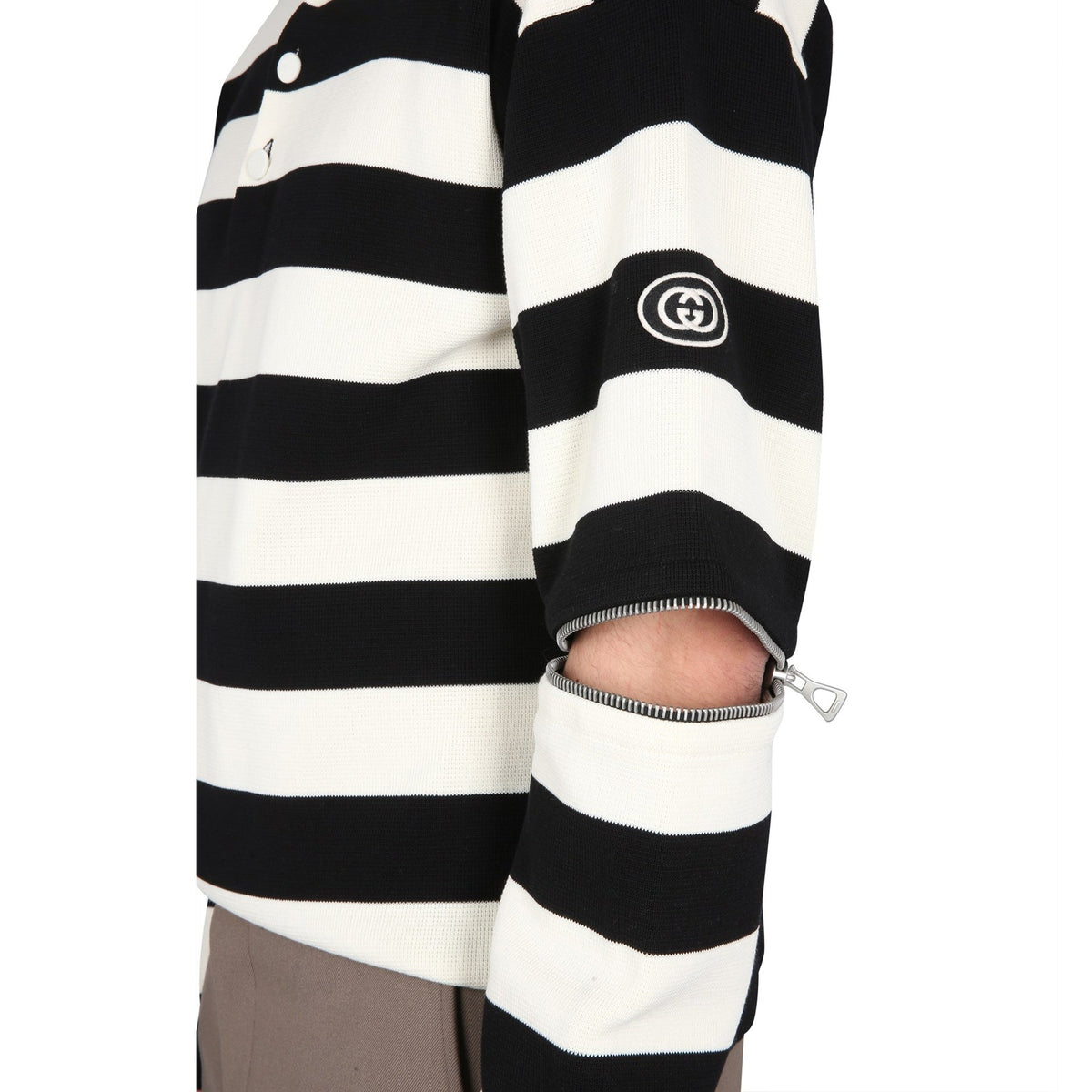 Gucci Gucci Striped Cotton Polo Men