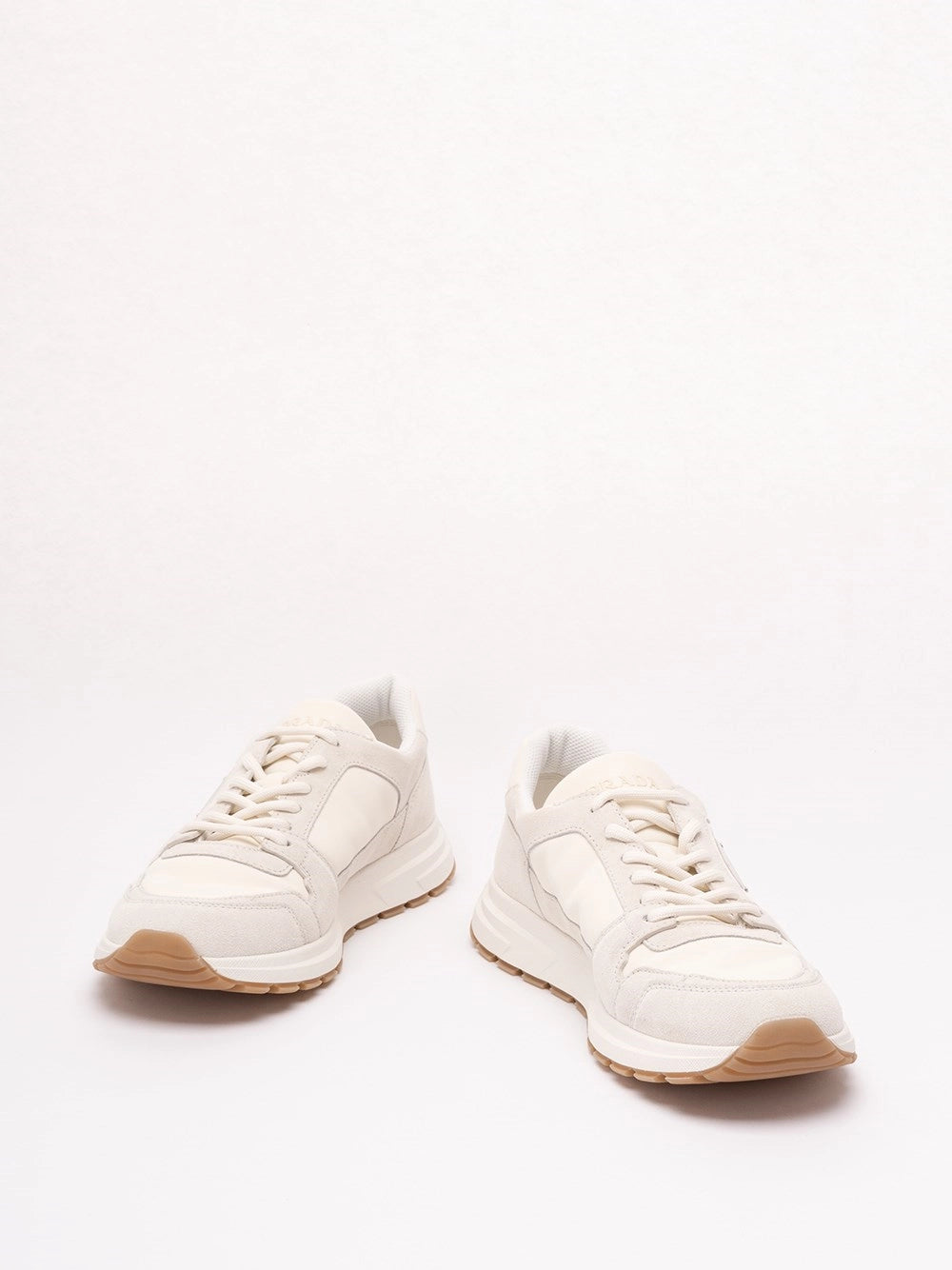 Prada Prada Men Prax Suede And Re-Nylon Sneakers