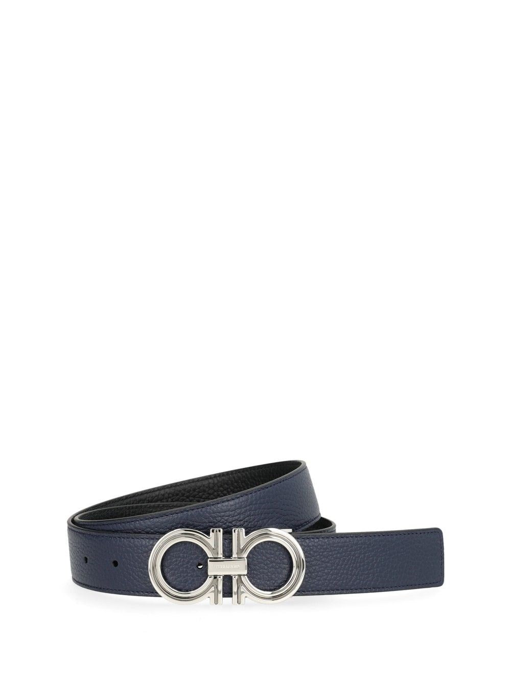 Ferragamo Men Reversible And Adjustable Gancini Belt