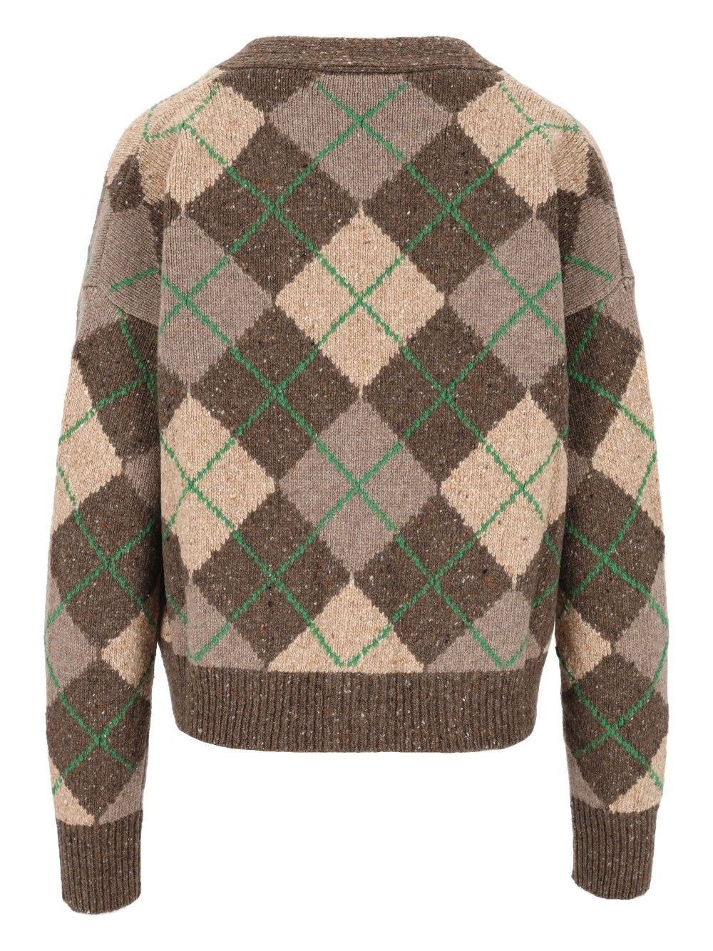 Weekend Max Mara Weekend Max Mara Women "Argyle" Cardigan