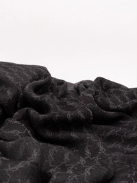Saint laurent Saint Laurent Men Cassandre Scarf In Cashmere And Silk Jacquard
