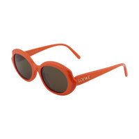 Loewe Loewe Sunglasses Square Full Rim, Pink Frame and Brown Lens LW40147F72E