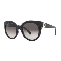 Salvatore Ferragamo Sunglasses Round Full Rim, Black Frame and Grey Gradient Lens SF1031S001