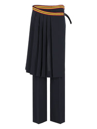 Dries Van Noten Women Serge Prestona Wool Twill Trousers