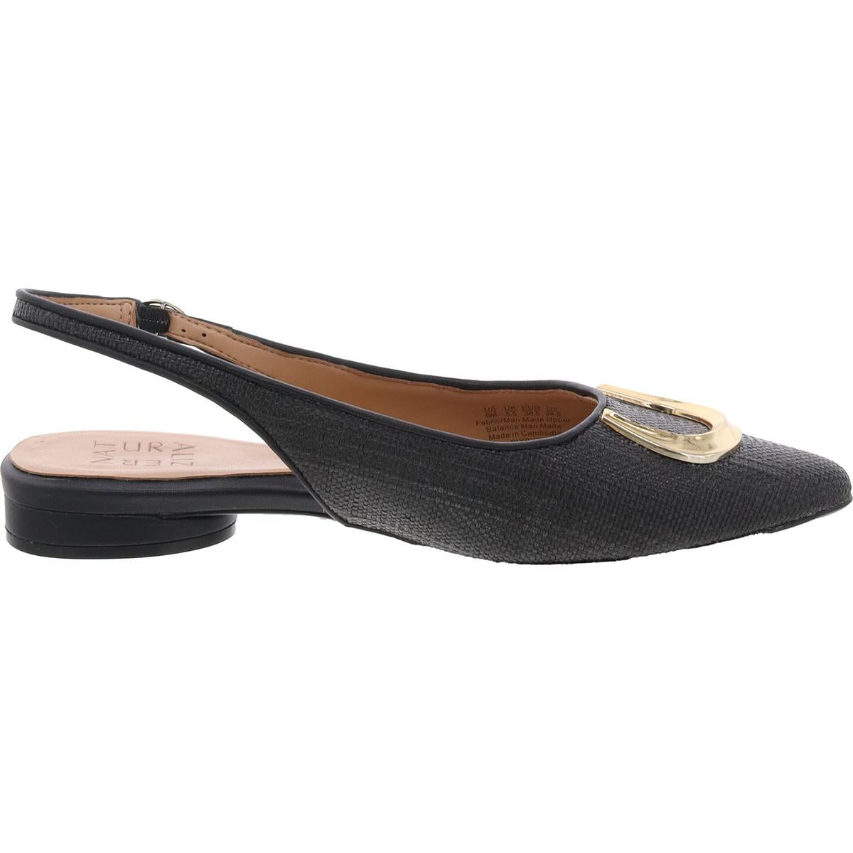 Bixby 2 Womens Woven Manmade Slingbacks
