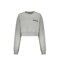 Balmain Balmain Cropped Logo Sweatshirt Women