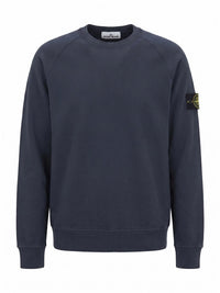 Stone Island Men Organic Cotton Fleece Sweatshirt
