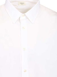 Saint Laurent Saint Laurent Men Cassandre Shirt In Stretch Cotton Poplin