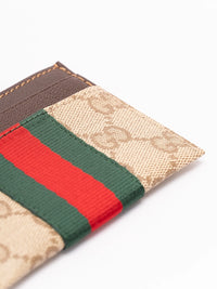Gucci Women Card Case With Web