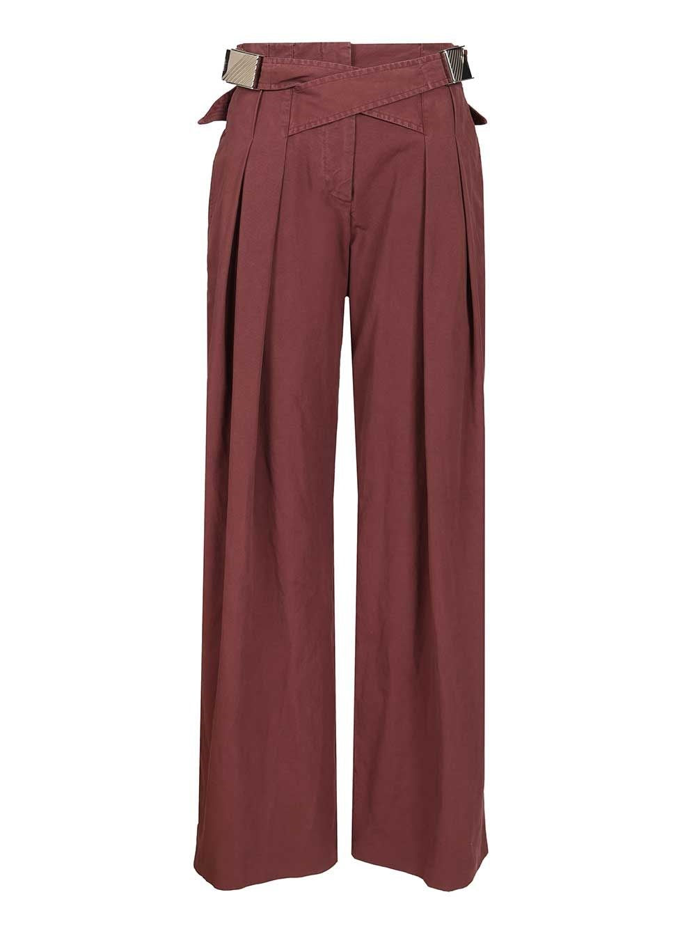 The Attico Women Canvas Trousers