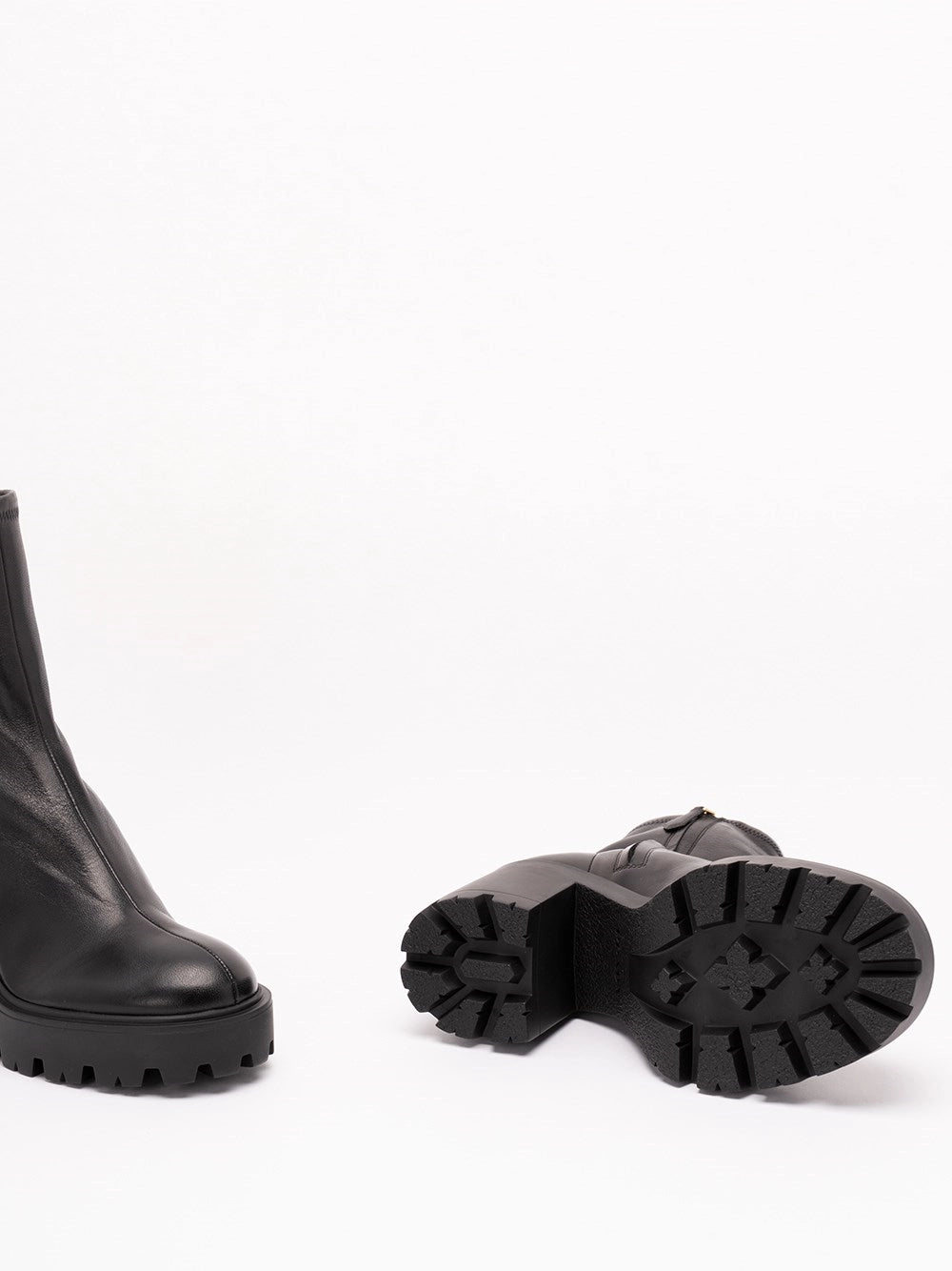 Prada Women Stretch Nappa Leather Booties
