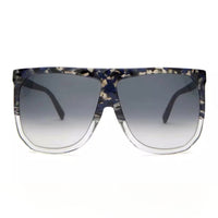Loewe Sunglasses Square Full Rim, Red/Grey Frame and Grey Gradient Lens LW40001F68B