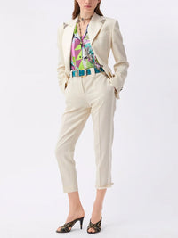 Versace Women Stretch Wool Trousers