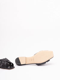 Saint Laurent Women Tribute Sandals In Smooth Leather