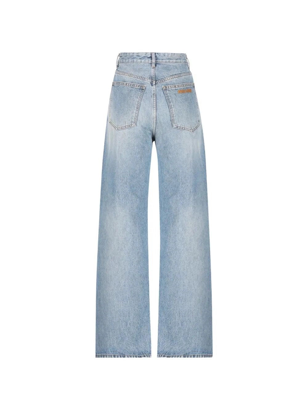 Miu miu Miu Miu Women Washed Denim Palazzo Jeans