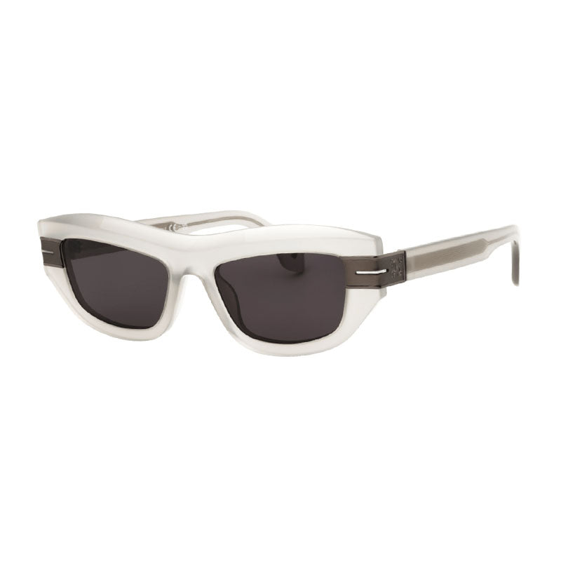 Palm Angels Sunglasses Cat Eye Full Rim, Grey Frame and Dark Grey Lens PERI10ECLAIRE0907