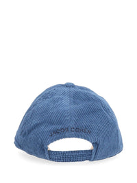Jacob Cohen Men Velvet Baseball Cap