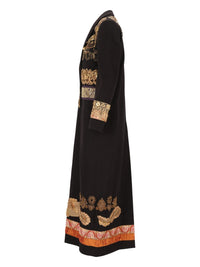 Dries Van Noten Women Embellished Wool Longline Coat