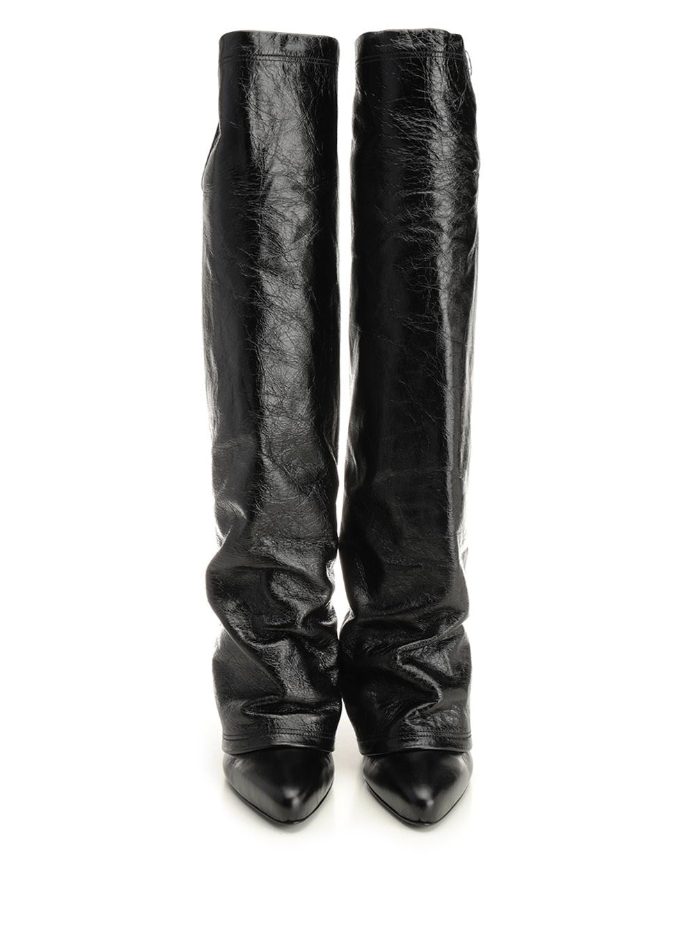 The Attico Women "Leon" Black Boot
