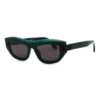 Palm Angels Sunglasses Cat Eye Full Rim, Grey Frame and Dark Grey Lens PERI10ECLAIRE0907