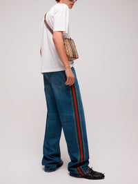 Gucci Men Denim Baggy Pants