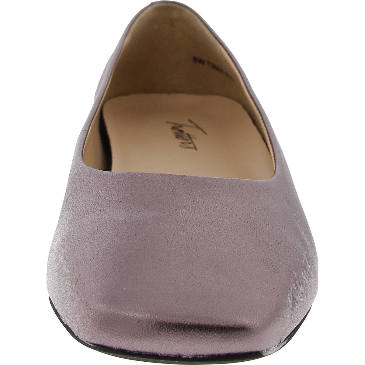 Womens Leather Flat Shoes