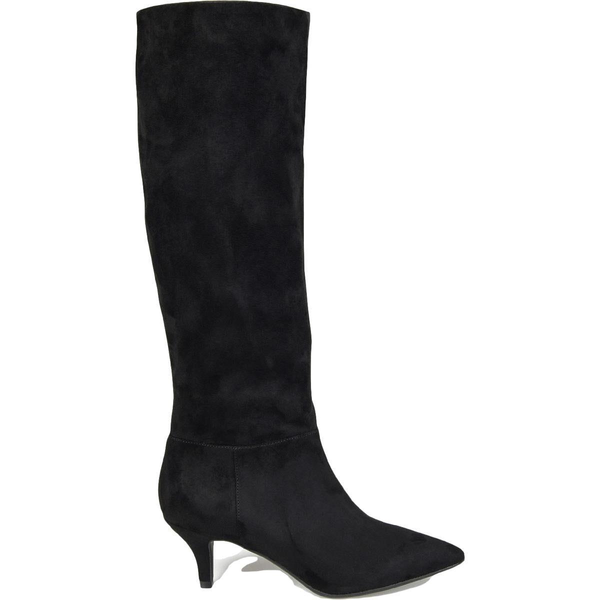 VELLIA Womens Faux Suede Pull-On Knee-High Boots
